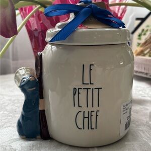 Rae Dunn Le Petit Chef Jar with 3D Remy